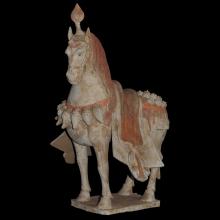 Cheval avec harnachement princier